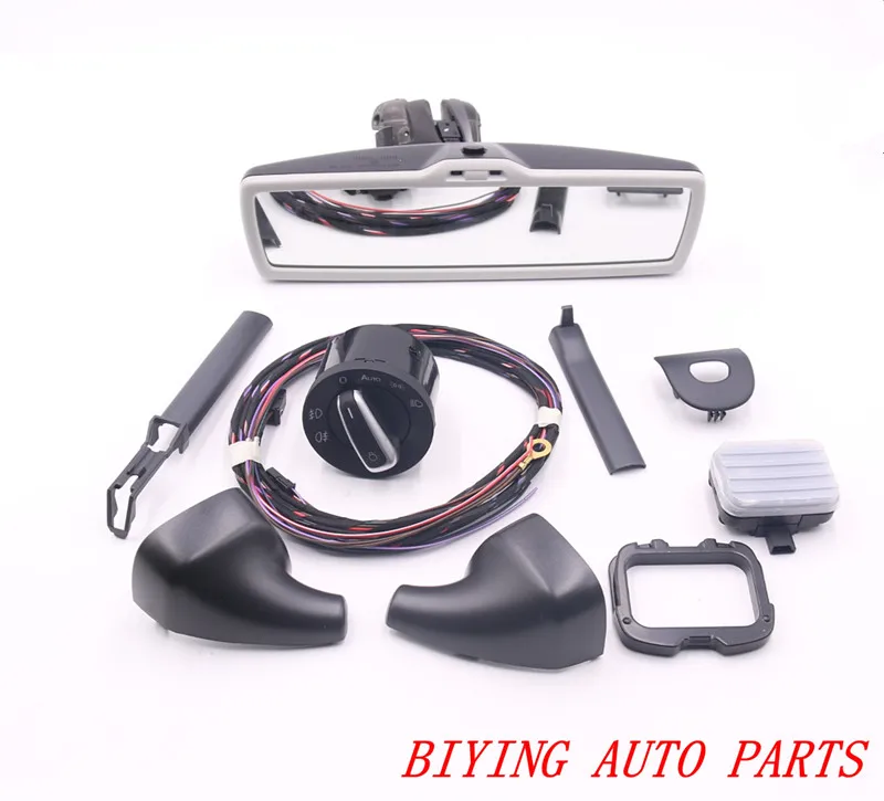 

Auto headlight switch Rain Light Wiper Sensor Dimming Rear View Mirror For VW Tiguan Jetta MK5 Golf 6 MK6