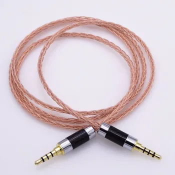 

1m 3.5mm Male to Male 4-Pin Audio Adapter AUX 8 Cores 5N Pcocc Extension cable
