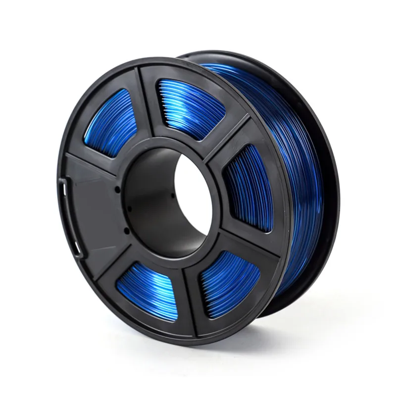 Blue 3D-принтеры волокно ПЭТГ 1,75 мм 1 кг/2.2lbs Пластик нити Материал для 3d печать - Цвет: Blue