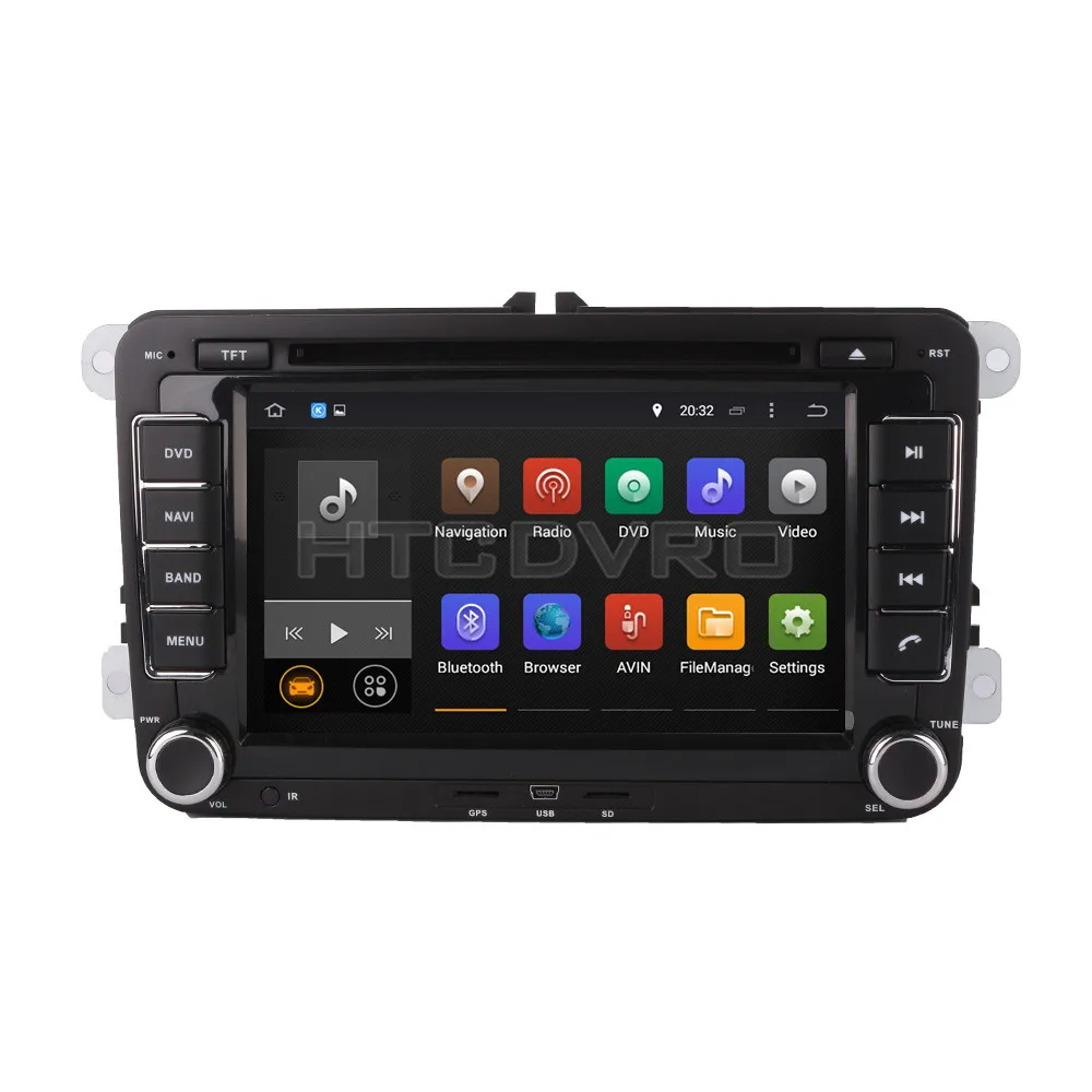 Discount YMODVHT 7inch 4G Octa Core Android 9.0 7.1 Car DVD Player for Skoda Octavia II III/Fabia/Superb 2005-2010 Auto RDS Radio Audio 12