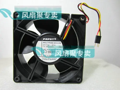 New and original MULTIFAN 4214/12 24V dual 4.3W 3-wire fan drive for For PAPST 120 120 38MM New and original MULTIFAN 4214/12 24V dual 4.3W 3-wire fan drive for For PAPST 120 120 38MM