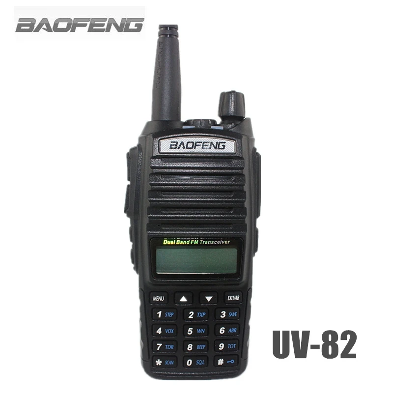 bilder für Baofeng UV-82 Walkie Talkie Schwarz Tragbare 5 Watt/8 Watt Dual Band VHF/UHF 128 FM Ham Radio Transceiver Für Jagd bilder für Baofeng UV-82 Walkie Talkie Schwarz Tragbare 5 Watt/8 Watt Dual Band VHF/UHF 128 FM Ham Radio Transceiver Für Jagd