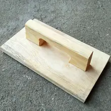 1 шт. 26x15 см Деревянный Шпатель Профессиональный штукатурный скимминговый шпатель плитка настил решетки инструмент для строительства плитки