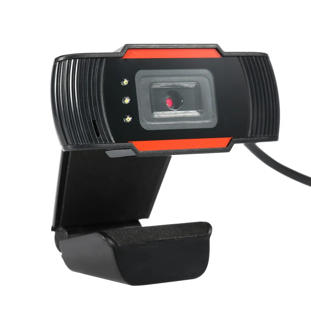 HXSJ 3LED HD webcam 480 P ПК камера с поглощения микрофоном микрофон ночного видения для Skype зарядное устройство на солнечной батарее веб-камера