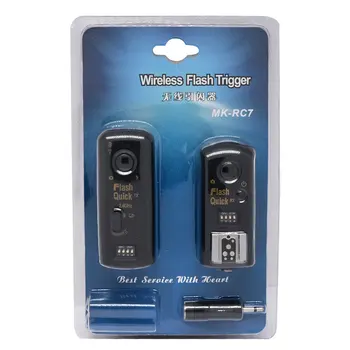 

Mcoplus RC7-S1 Remote Speedlite Flash Trigger Transceivers for Sony Alpha:A100 / A200etc. Minolta Dynax:7D /5D /9etc.