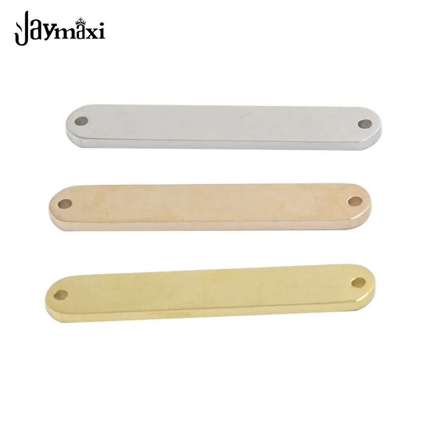 

Jaymaxi Oval Charm Stainless Steel Mirror Polished Blank Stamping Rectangle Connector Jewelry Wholesales 20piece/lot