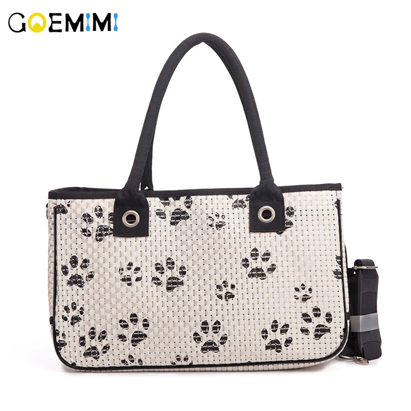 

New Arrival Dog Breathable Carrier Paw Design Pet Fashion Outdoor Bag Top Quality Puppy Small dog Travel Handbag