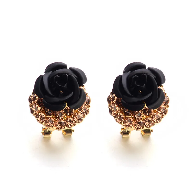 2018 Fashion earrings for women Bohemia Flower Rhinestone  Earrings For Women Summer Style Jewelry Brincos Bijoux Femme J06#N (1)