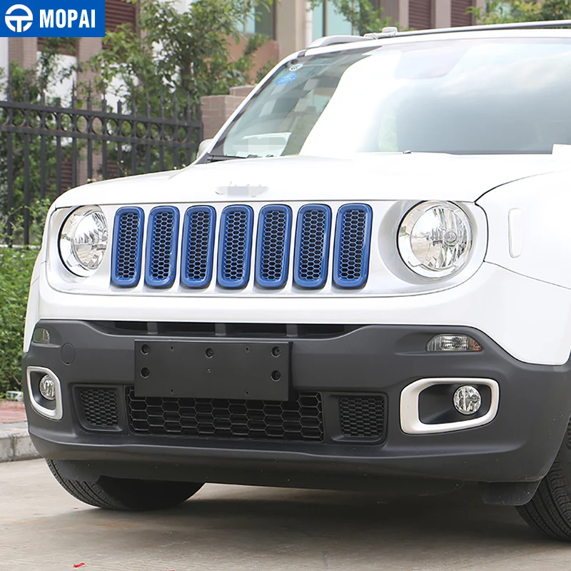 Наклейки MOPAI на переднюю решетку радиатора для Jeep Renegade 2015 2016|car exterior decoration|stickers