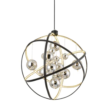 

leje led Pendant Lamp dimmable Kitchen Island Dining Room Shop Pendant Lights tellurion ceiling lamp