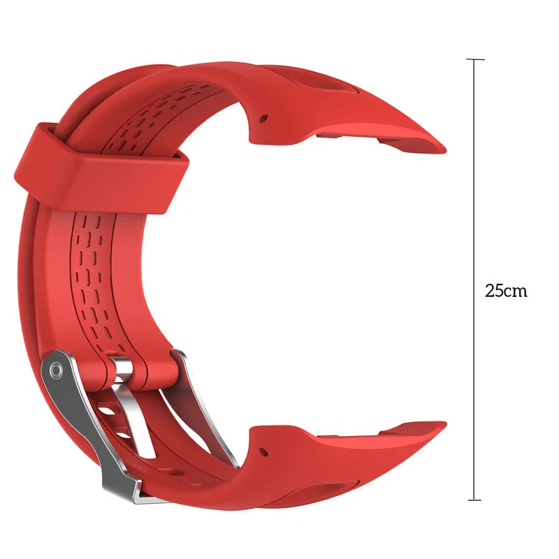 22 см 25 см силиконовый спортивный браслет ремешок для Garmin Forerunner 10 15 gps Smartwatch сменный ремешок подходит для мужчин и женщин