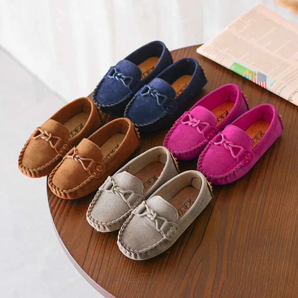

Children Boys Girls Loafers Solid Color Soft Bottom Breathable Casual Shoes fashion summer baby sandals girls dropshipping