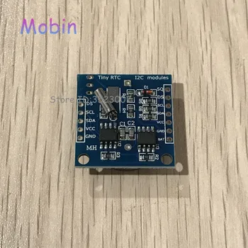 

50PCS/LOT Tiny RTC I2C modules 24C32 memory DS1307 clock RTC module without battery Best quality Free Shipping