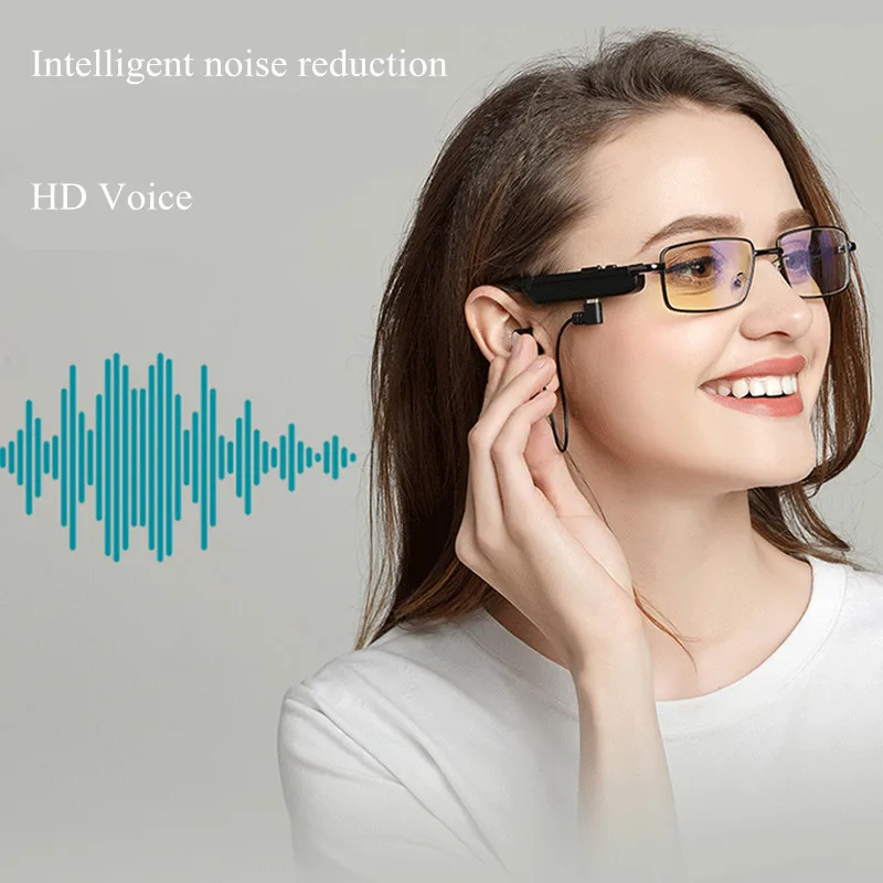 AMTERBEST портативные беспроводные наушники стерео гарнитура Bluetooth очки для близорукости наушники с микрофоном для телефона умные очки музыка