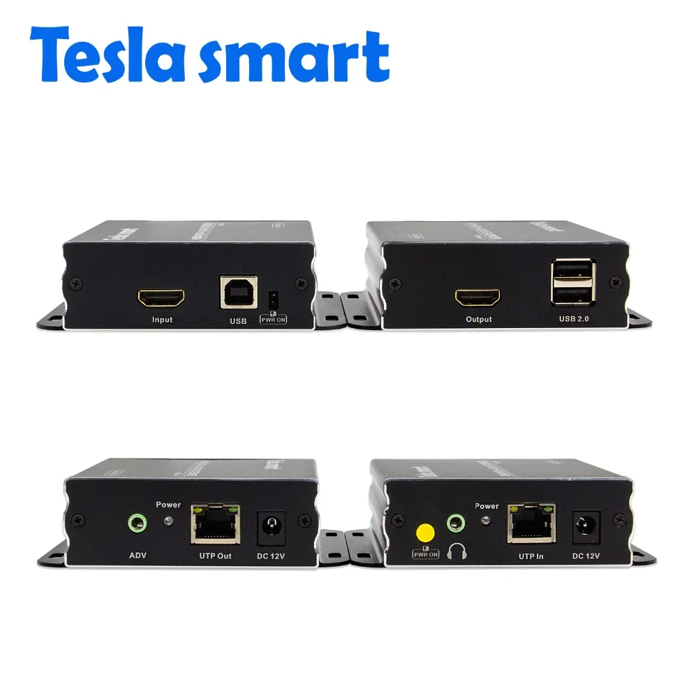 12 комплектов Tesla умный удлинитель KVM HDMI 4 K 100 M HDMI KVM + аудиоудлинитель CAT5e/6 (1 удлинитель TX + 1 удлинитель RX) только для Doreuli