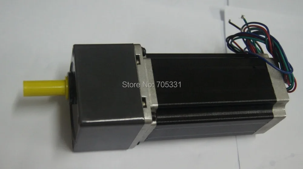 

Nema23 Jingbo Geared Stepping Motor with 2.0N.m(286oz-in) holding torque Gear Ratio 1:10 motor length 115mm J57HB115-03-G10
