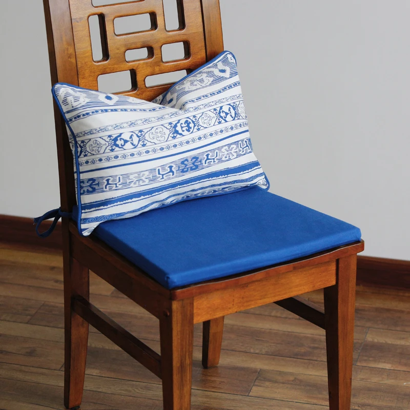Дизайн Китайский Синий и Белый Фарфор Стиль подушка хлопок наволочки для диванной подушки стул без набивки