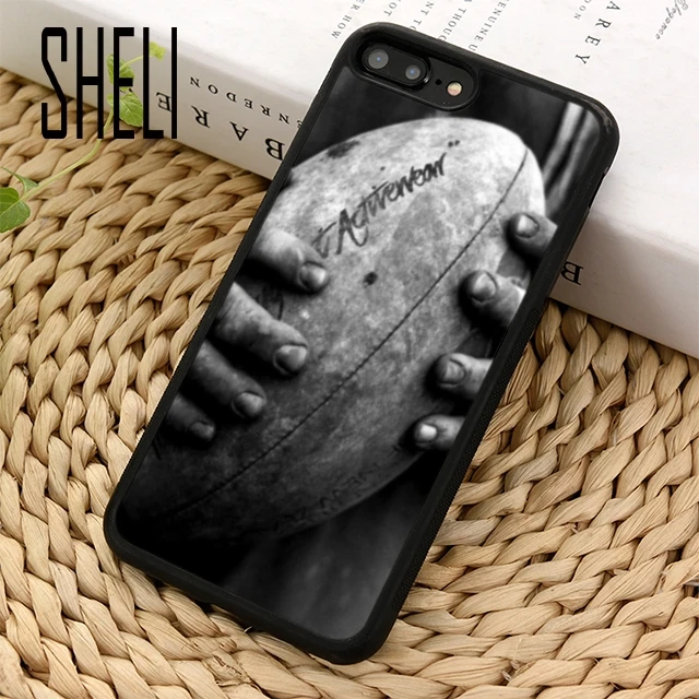 SHELI Rugby black white wallpaper Phone Case Cover For iPhone 5 6 6s 7 8 plus 11 pro X XR XS max Samsung S6 S7 edge S8 S9 S10 |