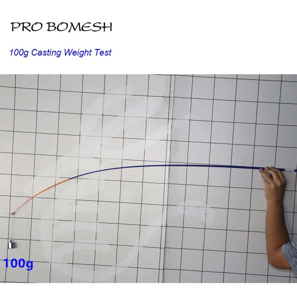 Pro Bomesh, 3 шт./лот, 1,3 м, 68 г, 1 секция, твердая Стекловолоконная удочка для ловли кальмара, пустая, сделай сам, стержень, строительный ремонт