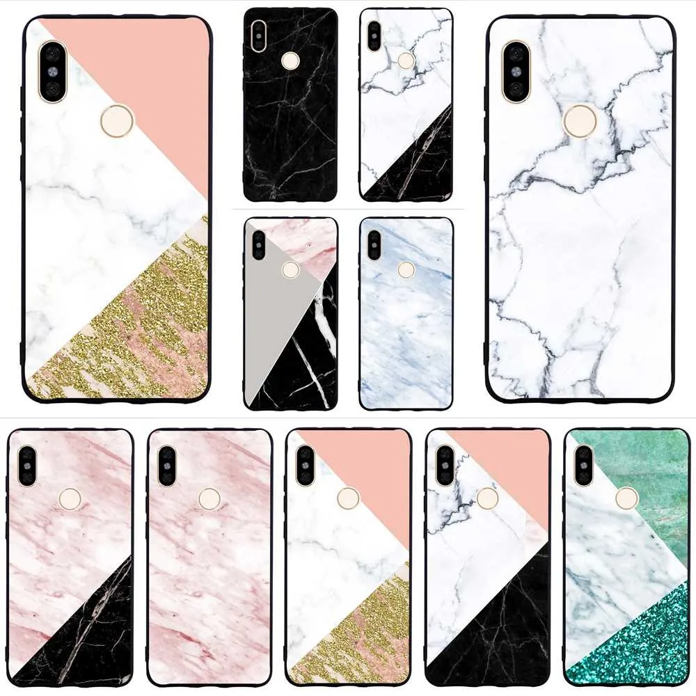 

Slim Beautiful Marble Phone Cover for Xiaomi Redmi 4X Case 4A 5 Plus 5A Prime 6A Note 5 6 Pro Cases Back A7