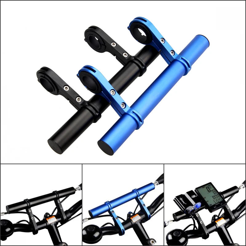 Discount Aluminum Alloy Bicycle Handlebar Support Extended Computer Holder Bracket Mount Extender 25.4-31.8 mm Bicycle Parts 0