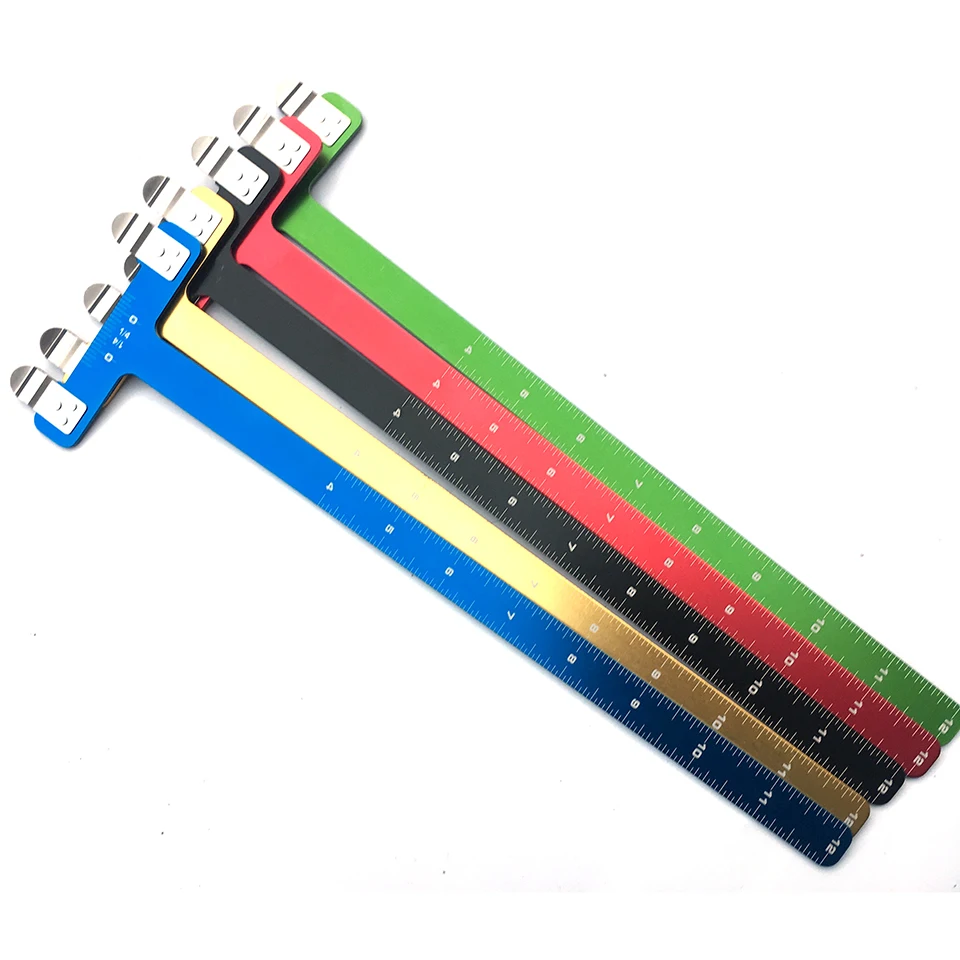 

Aluminum T Square Archery Ruler for Compound / Recurve Bow Target Shooting Set