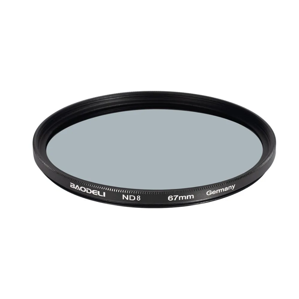 BAODELI Neutral Density Filtro Nd1000 64 8 Concept 49mm 52mm 55 58 62 67mm 72 77mm 82mm For Canon Nikon Sony Camera Lens Filter for camera lens filter photography filter