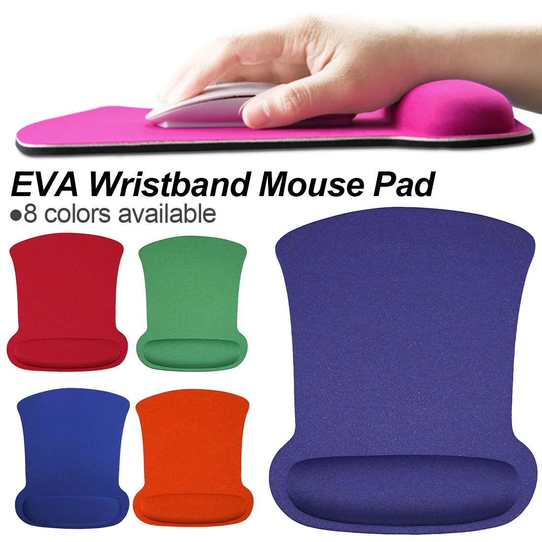 

Game Mouse Pads Thicken Soft Mouse Pad with Wrist Rest Support Mat for Gaming PC Laptop for Mac 205*250*4 mm