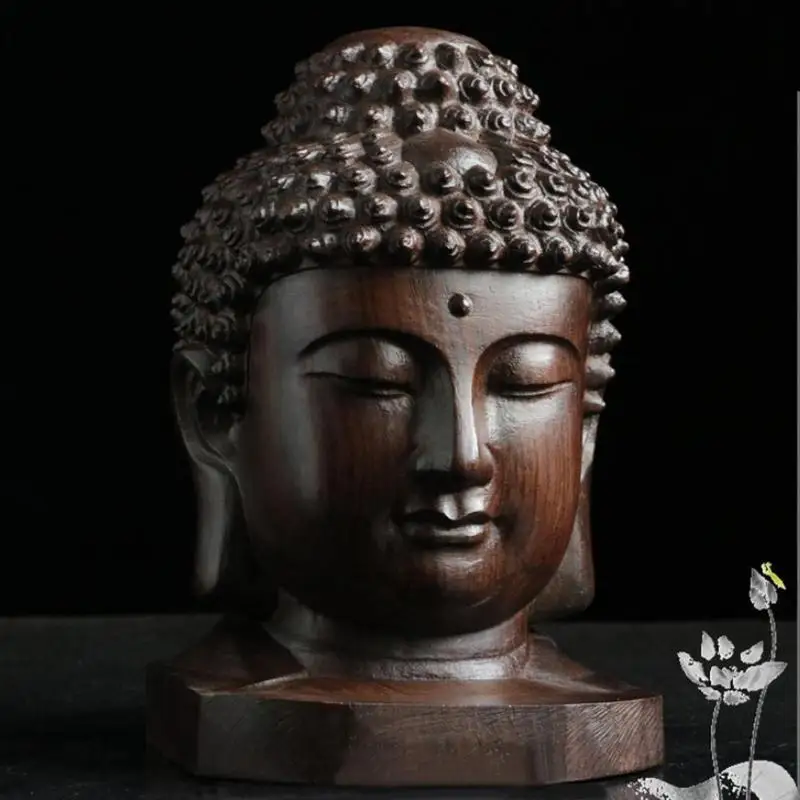 6cm-Buddha-Statue-Wood-Wooden-Sakyamuni-Tathagata-Figurine-Mahogany-India-Buddha-Head-Statue-Crafts-Decorative-Drop(4)