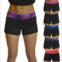 Женский спортивный компрессионный Йога базовый слой для фитнеса бега зала эластичные шорты