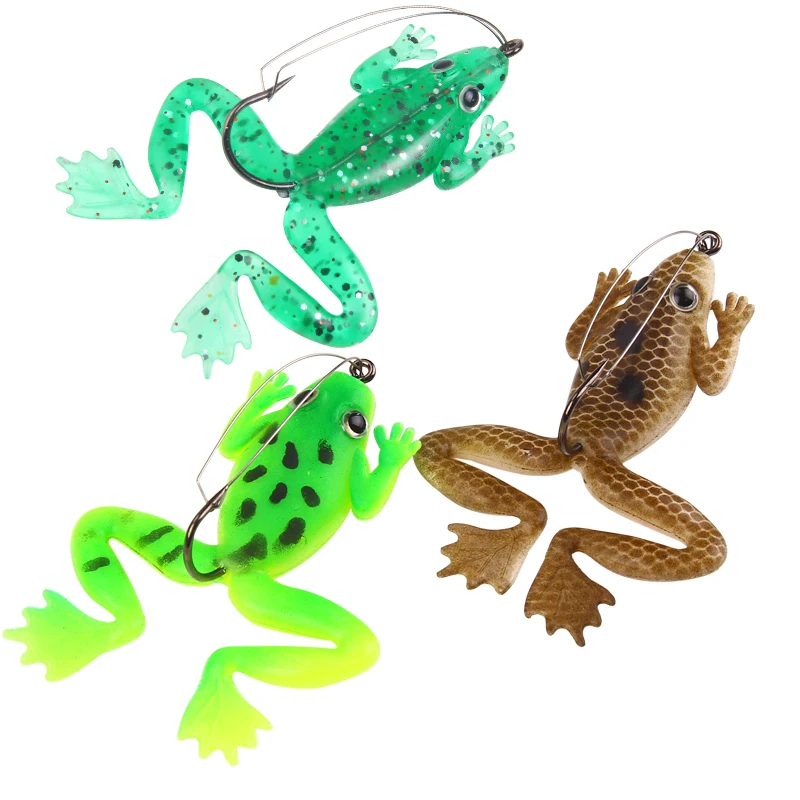 LureKing Topwater Frogs 5.2g 60mm 4PC Per Pack Floating Fishing Lure