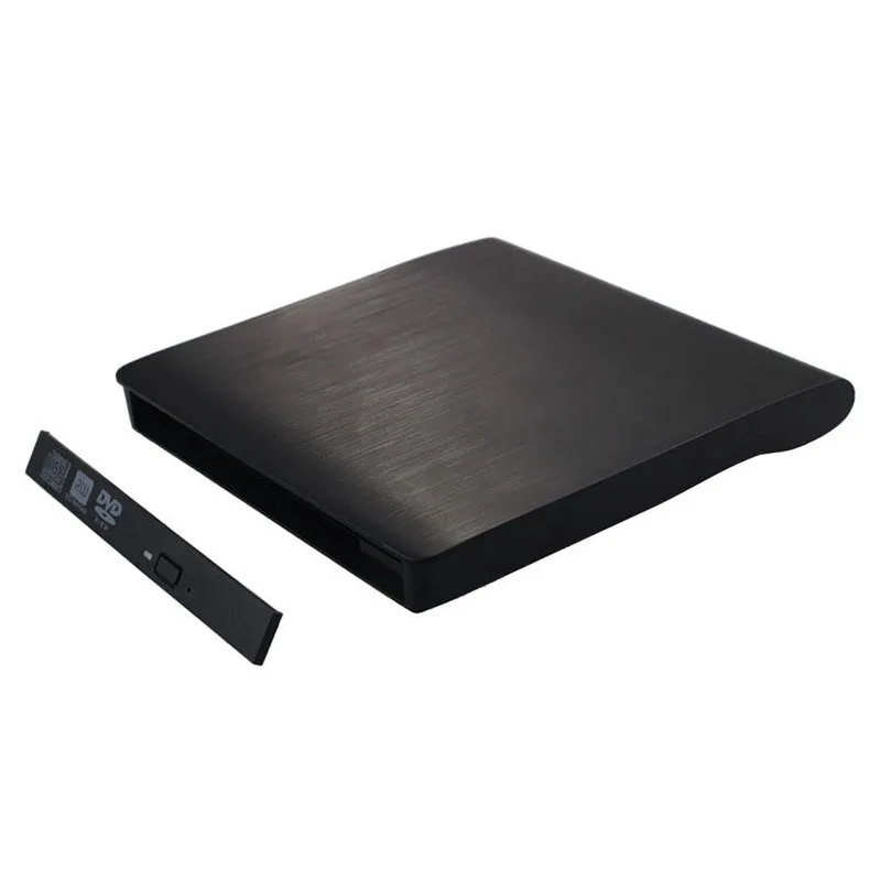  USB 3.0 Mobile External Case For 12.7mm SATA CD DVD BD-ROM BD-RE Drive BK Useful