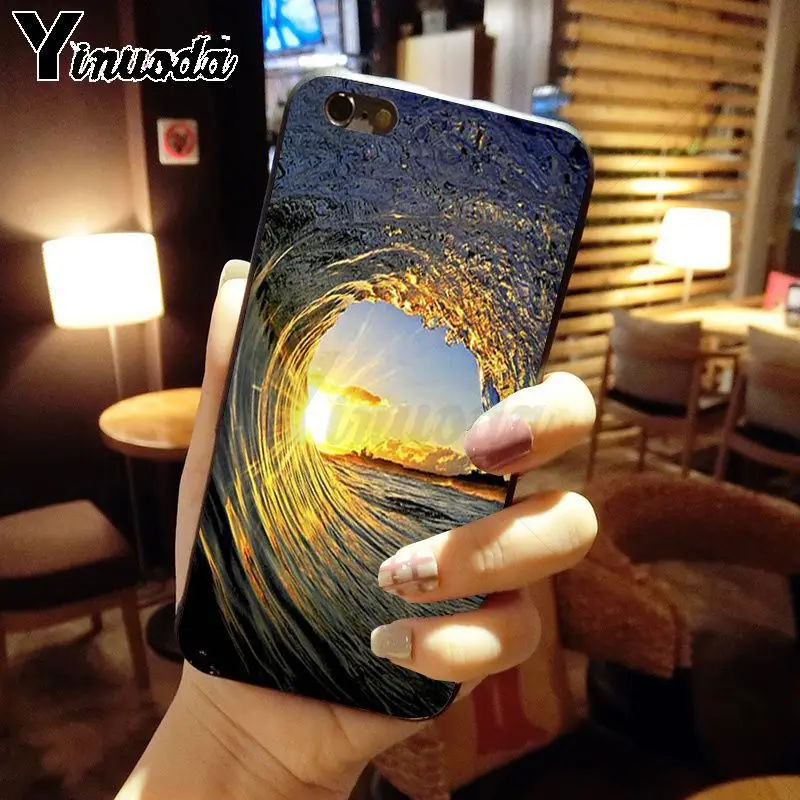 Чехол для телефона Yinuoda The Sea Waves Beach spray ocean island чехол iphone X XS MAX 8 7plus 5S SE 6s