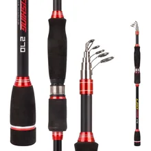 Spinning Fishing Rod 100% Carbon C.W.1-7G, 2-8G, 3-15G, 5-20G,10-30G Surper Hard Fishing Pole 2 Sections Lure Fishing Rod new sea rod long shot thrown pole 2 4 2 7 3 0 3 6m carbon hard spinning lure rod superhard telescopic fishing rod
