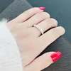 DOTIFI  316L Stainless Steel Rings For Women Gold Color Crystal Engagement Wedding Ring Jewelry ► Photo 2/6