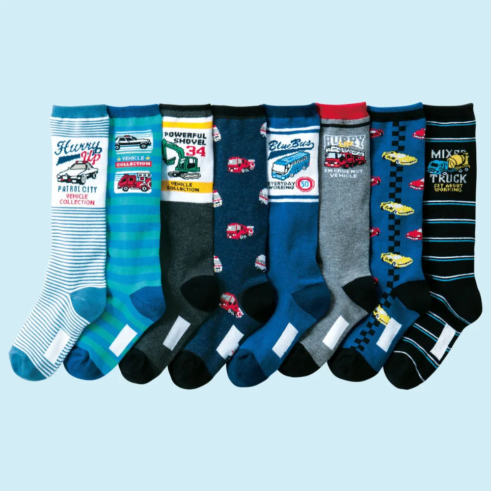 Wholesale boy socks Cotton car socks Children socks Cute cartoon boy