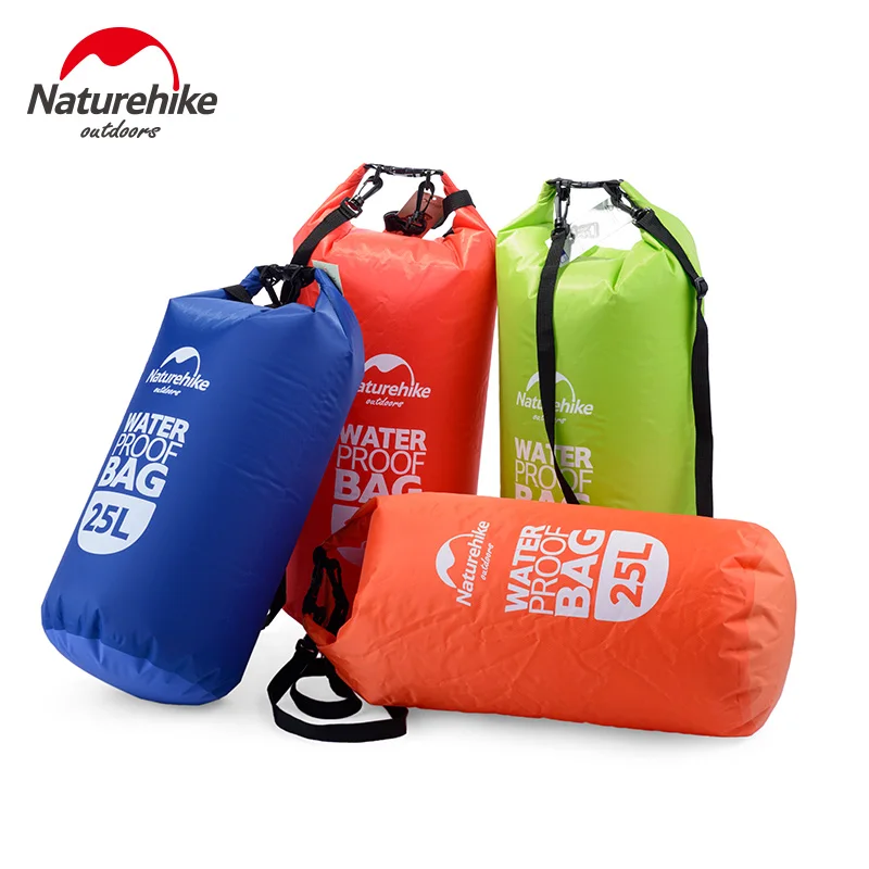 Naturehike водостойкая сумка 25L Открытый Плавательный рюкзак для хранения Мужская рафтинг компрессионная Сумка дорожная Экипировка Мужская t