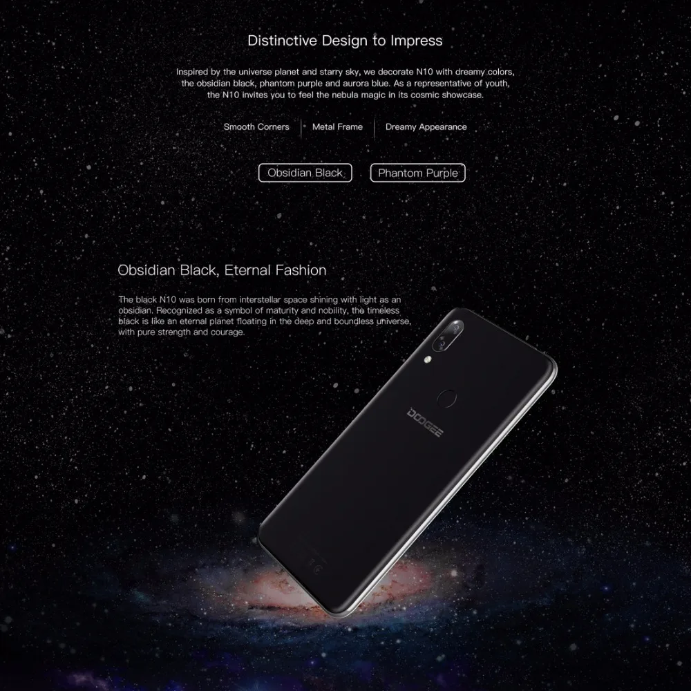  DOOGEE N10 Mobile Phone 16.0MP Front Camera 3360mAh Android 8.1 4G LTE Octa-Core 3GB RAM 32GB ROM 5 - 32998499633