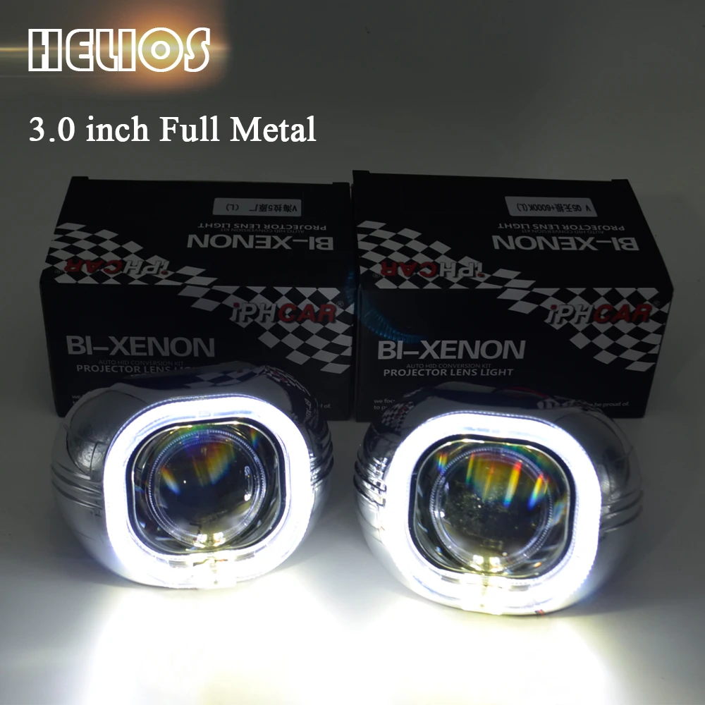 3.0'' WST hid projector lens with square angel eyes smax shrouds