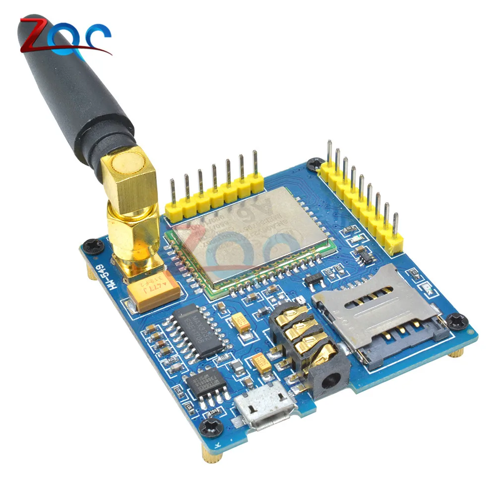 

A6 GSM GPRS Module TTL/RS232 Serial Core Development Board With Antenna GPRS Text Wireless Data Transmission Replace SIM900