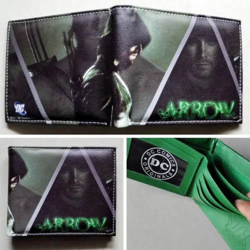 

2018 DC Comics Arrow Oliver Queen Logo 03 wallets Purse Multi-Color 12cm Leather W120