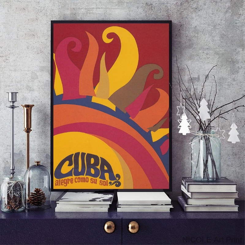 Cuba Canvas Art Prints Home Decoration