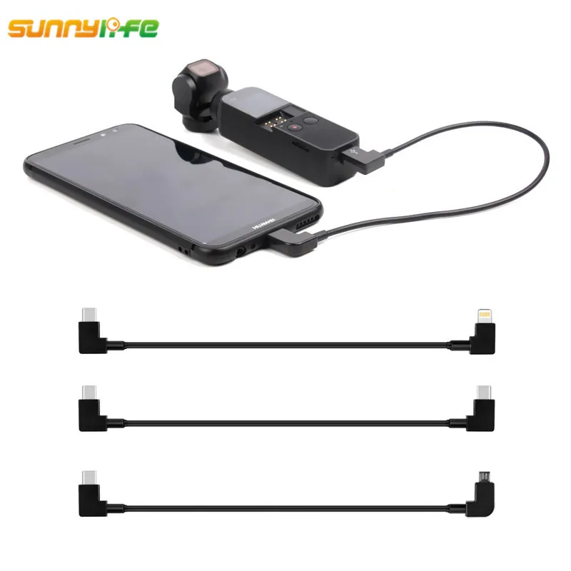 Dji Osmo Pocket 2 Gimbal Data Cable Line Lightning Iphone A Android Ios Tpe-C Cavo Di Conversione Dji Osmo Pocket Accessori