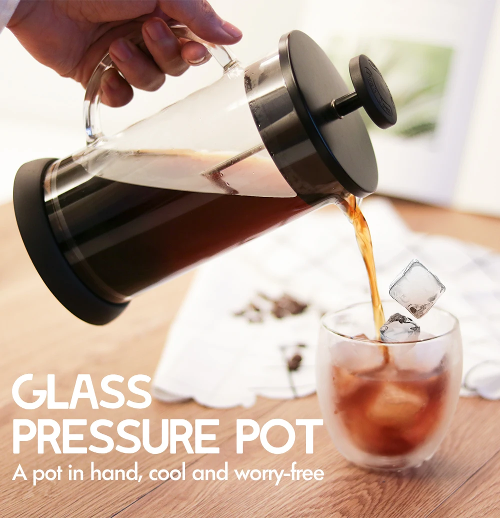 us 23 55 38 off paslanmaz fransiz pres pot kahve makinesi kahve dalgic cam cay makinesi kahve presi tencere 1000ml ucretsiz 3 dolce gusto
