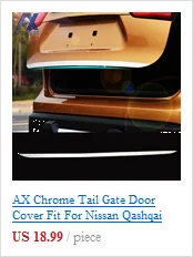AX стайлинга автомобилей хромированная для дверей окон кнопка включения Панель крышка отделка подлокотника для Nissan Rogue Спорт Qashqai J11