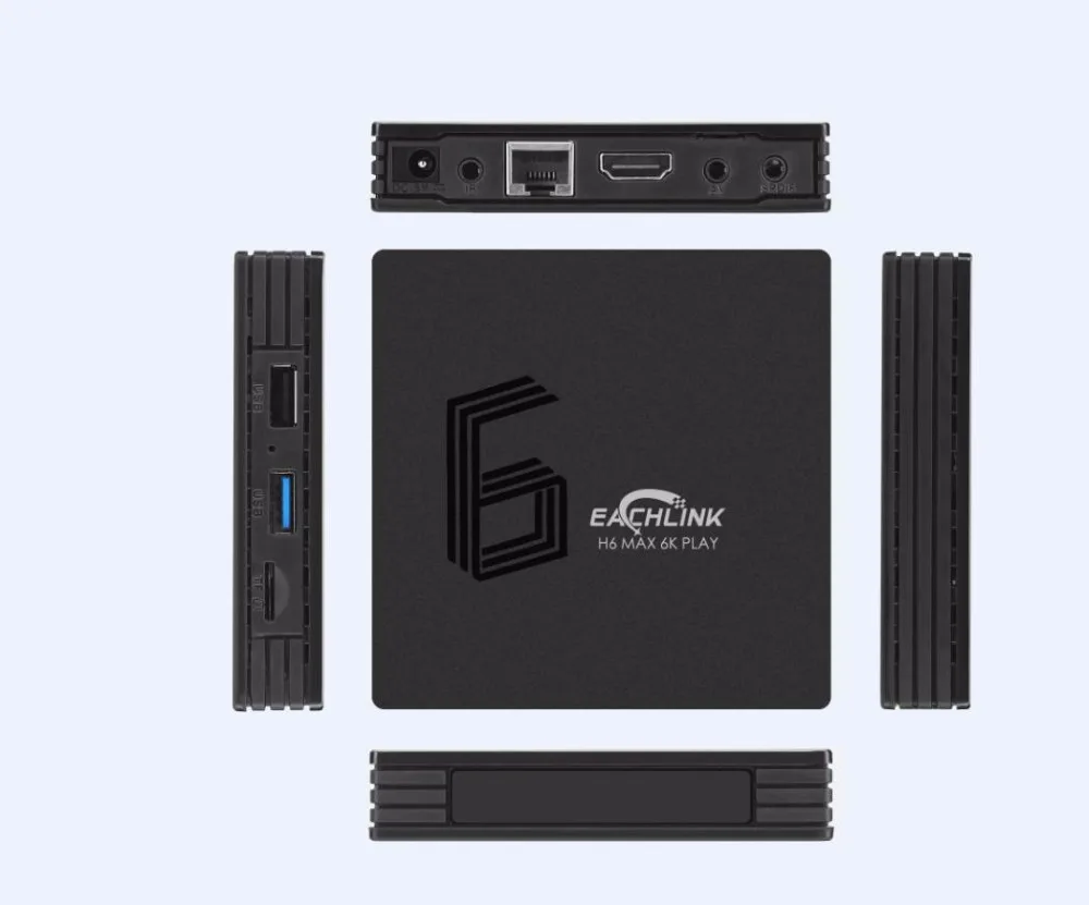EACHLINK H6 Max Smart tv box Android 9.0 TV Box  4GB RAM + 64GB ROM 2.4G+5.8GWiFi 100Mbps USB3.0 BT4.1 Support 6K H.265 (5)