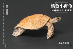 Оригинальный диких животных sealife океанариум loggerhead черепаха фигурка Коллекционная детские развивающие игрушки для детей подарок