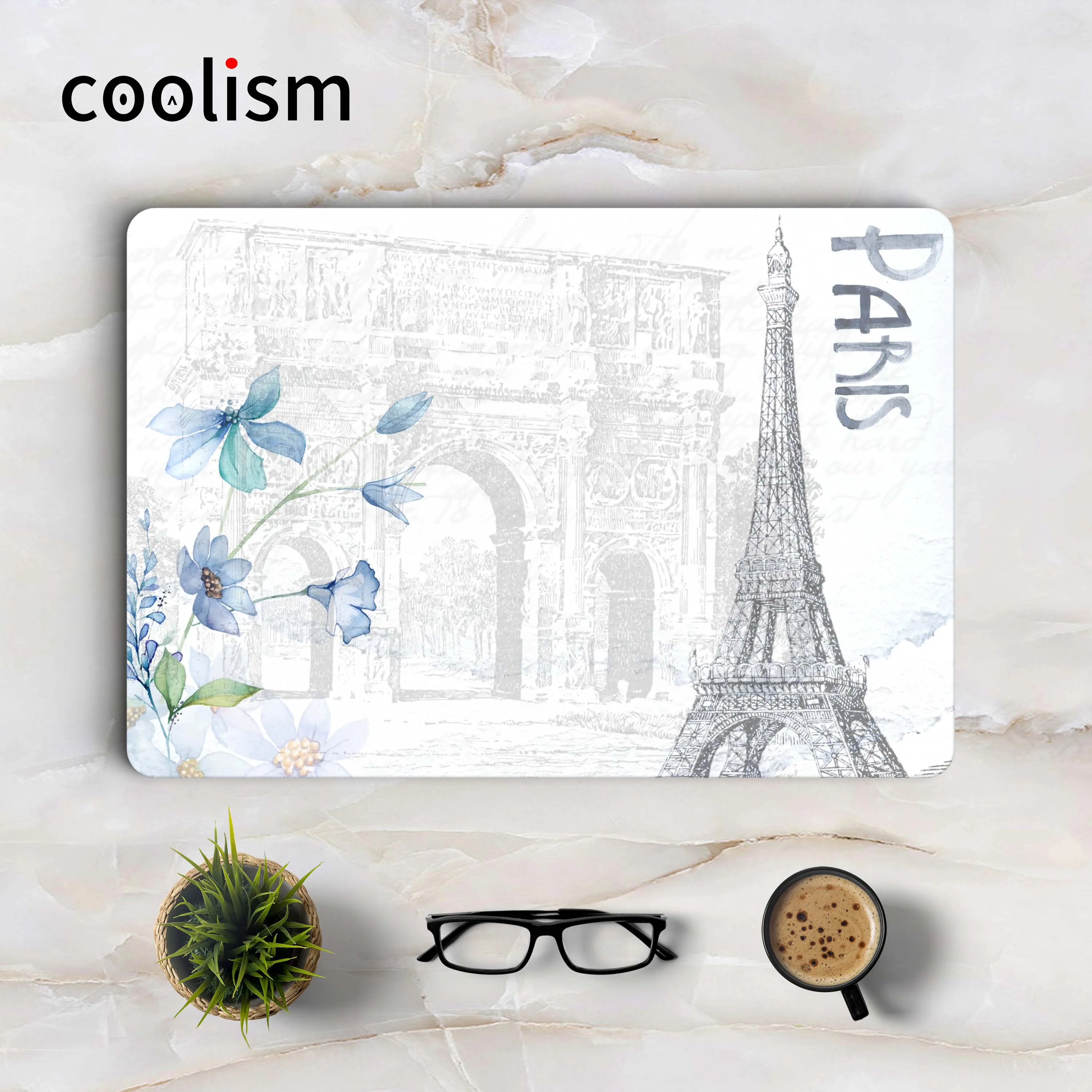 

Paris Eiffel Tower Laptop Sticker Full Cover Skin for Macbook Pro Air Retina Mac Book 11" 12" 13" 15" Notebook Protective Skin