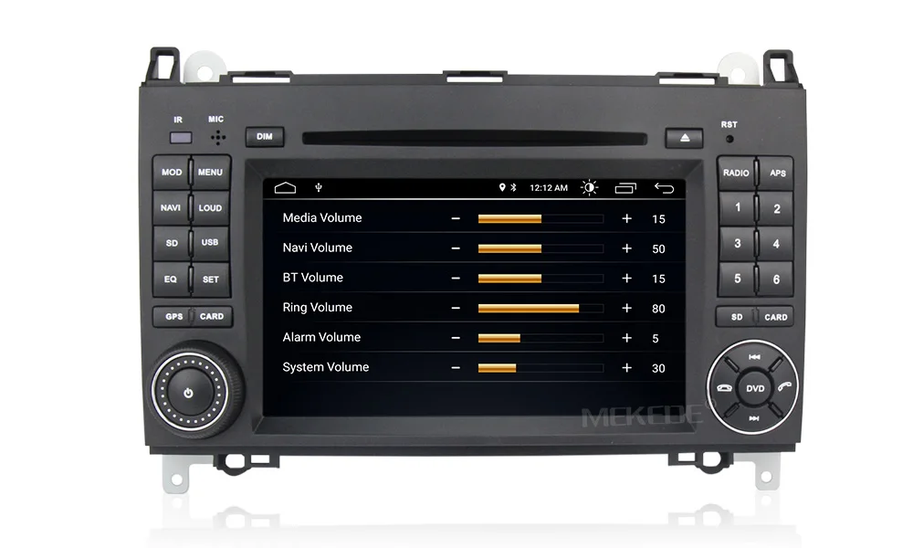 Android 9 для Mercedes/Benz/Sprinter/B200/b-класс/W245/W209 автомобильный dvd, gps, wifi, радио, BT, рулевое колесо, Canbus, 16g карта, микрофон