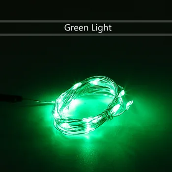 

Waterproof 2M 20LED Silver Wire Christmas Wedding String Fairy Light Lamp